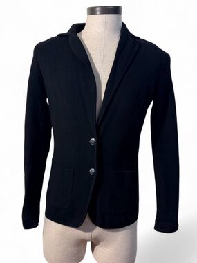 White House Black Market Black Suit Jacket Women’s Size S Button Front